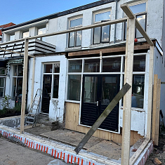 Aanbouw particuliere woning