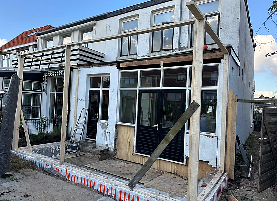 Aanbouw particuliere woning